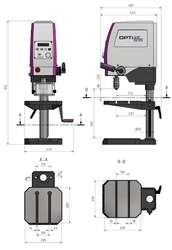 Stolní vrtačka OPTIdrill DX 17 V